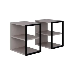 Sista chansen Sidobord Set Kelinmoor Ljus Mocha Ljus Mocha - Möbler
