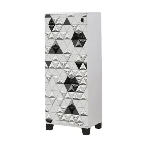 Skoskåp 38x50 cm Vit/Svart - Förvaring Beställ idag