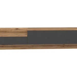 Tv-bänk 160 cm Natur/Antracit - Möbler Kundfavorit