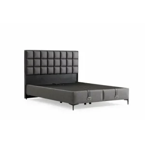 Begränsat antal Dubbel Sängram & Sänggavel Sube Grå 120 x 38 x 200 cm - Möbler