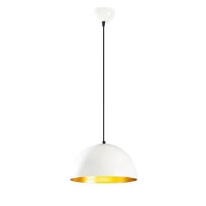 I lager Taklampa Rantesh Vit 30 x 30 cm - Belysning & el