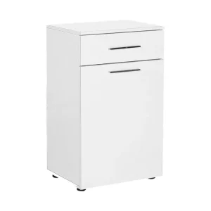 Tvättkorgsskåp 52x83 cm Vit - Förvaring risnedsättning