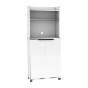 Byrå 73x172 cm Vit - Förvaring Snabb leverans