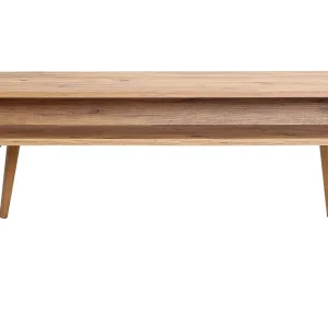 Sänkt pris Brokind Soffbord 110 cm med Förvaring Hylla Natur/Grön - Möbler