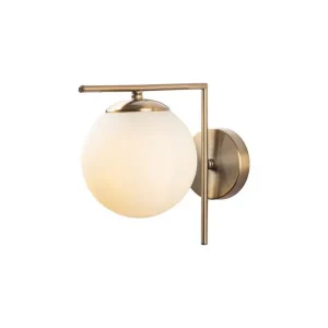 Nyhet Vägglampa Olan Antik Vit Vit - Belysning & el