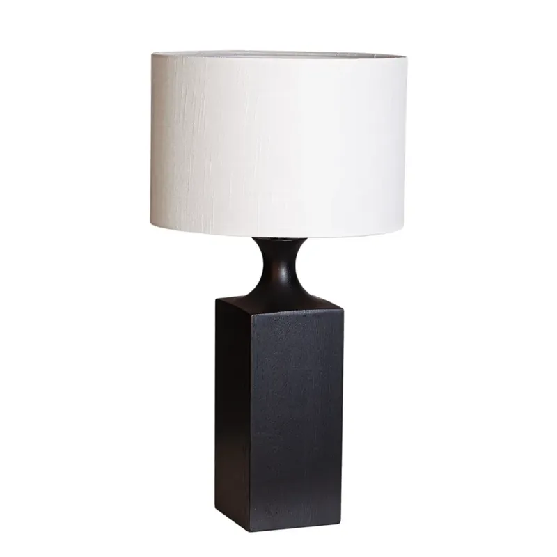 Woody bordslampa H: 56cm svart/vit Lågt pris