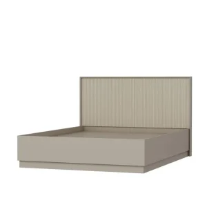 Dubbel Sängram & Sänggavel Fruitland Stone (150 x 35 x 208 cm) Grå - Möbler Kampanj