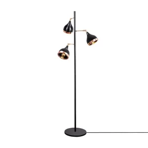 Golvlampa Soodx Svart / Koppar Koppar/Svart - Belysning & el Trygg betalning