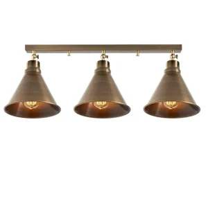 Lägg i varukorgen Taklampa Adrim Tri Vintage Brun - Belysning & el
