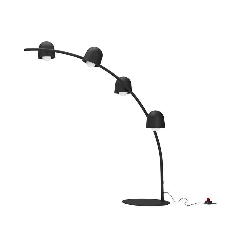 Begränsat erbjudande Big lebow golvlampa anthracite