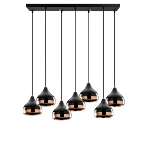 Beställ nu Taklampa Soodn Svart / Koppar Svart - Belysning & el