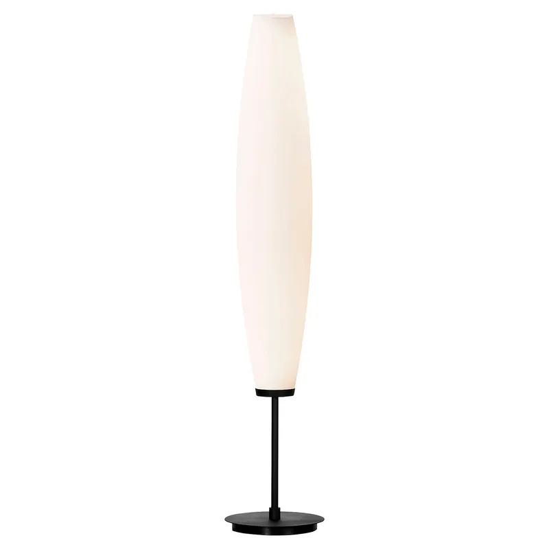 Zenta Golvlampa Svartstruktur/Opalglas Led Inkl. Ljuskälla Handla nu