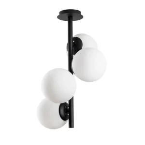 Snabb leverans Taklampa Hillmere Svart Svart - Belysning & el