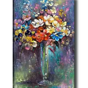 Sista chansen Dekorativ Canvastavla 50x70 cm Flerfärgad - Inredning
