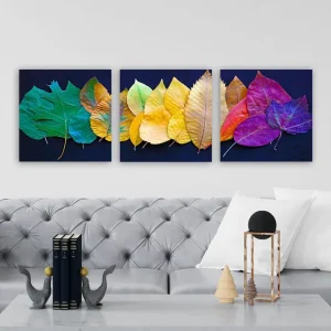 Dekorativ Canvastavla 3-Delar 30x30 cm Flerfärgad - Inredning Handla nu
