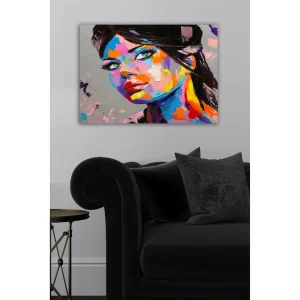 Dekorativ Canvastavla 50x70 cm Flerfärgad - Inredning Fynd
