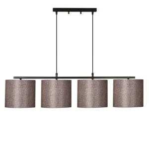 Sänkt pris Taklampa Donria Svart / Brun Brun/Svart - Belysning & el