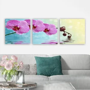 Lågt pris Dekorativ Canvastavla 3-Delar 30x30 cm Flerfärgad - Inredning
