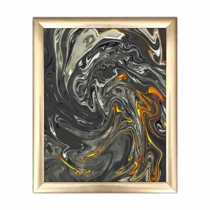 Tavla Abstract med Ram Flerfärgad 23,5x28,5 cm - Inredning Snabb leverans