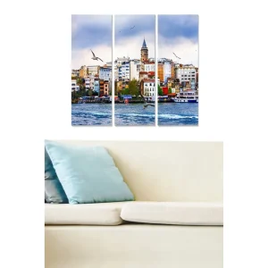 Sista chansen Tavla Scenic 3-pack Flerfärgad 20x50 cm - Inredning