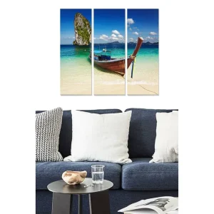 Tavla Scenic 3-pack Flerfärgad 20x50 cm - Inredning Rabatter