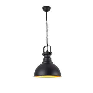 Snabb leverans Taklampa Rathour Axiom Svart Svart - Belysning & el