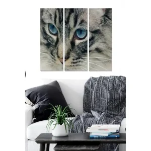 Nyhet Canvastavla Animal 3-pack Flerfärgad 20x50 cm - Inredning