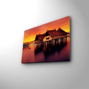 Rabatt Dekorativ Canvastavla 30x40 cm Flerfärgad - Inredning