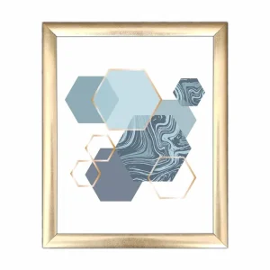 Beställ nu Tavla Geometrical med Ram Flerfärgad 23,5x28,5 cm - Inredning