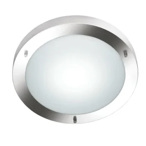 Snabb leverans Condus H2O Plafond E27 borstad stål - Belysning