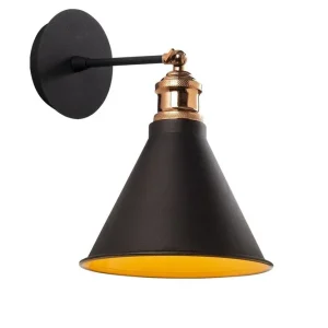 Begränsad tid Vägglampa Adrim Svart Svart - Belysning & el