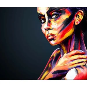 Dekorativ Canvastavla 50x70 cm Flerfärgad - Inredning I lager
