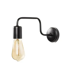 Sänkt pris Vägglampa Nymera Svart Svart - Belysning & el