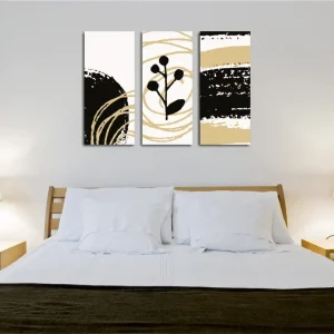 Premium Dekorativ Canvastavla 3-Delar 45x20 cm Flerfärgad - Inredning