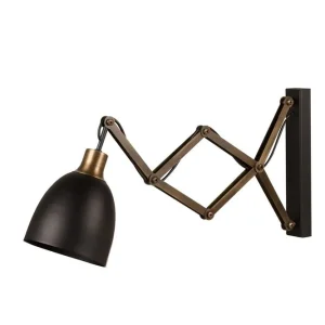 Fynd Vägglampa Sugana Lyra Svart / Vintage Beige/Svart - Belysning & el