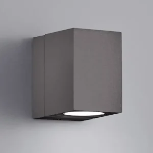 Tiber LED Vägglampa antracit - Belysning Endast idag