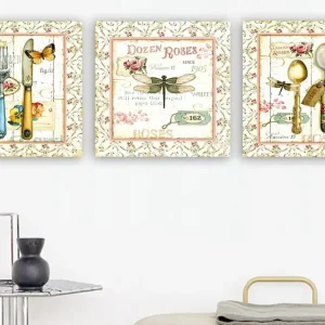 Canvastavla VP Italy 3-pack Flerfärgad 30x30 cm - Inredning Nedsatt pris