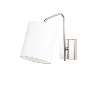 Köp nu Vägglampa Ve Nickel / Vit Vit - Belysning & el