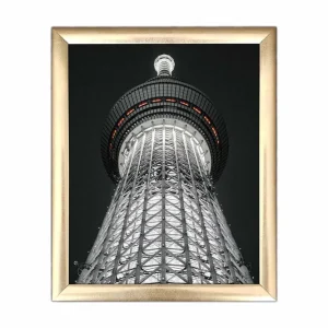 Nyhet Tavla Building Med Ram Flerfärgad 23,5X28,5 23,5x28,5 cm - Inredning