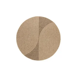 KM Home Wiltonmatta Natural Shape Rund 200x200 cm 200x200 cm - Textil & mattor Snabb leverans