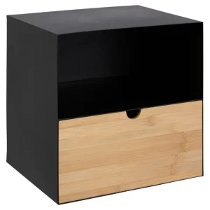 Sista chansen Belleuve Sängbord 25 cm Svart - Möbler