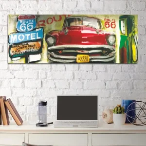 Nyhet Dekorativ Canvastavla 30x80 cm Flerfärgad - Inredning