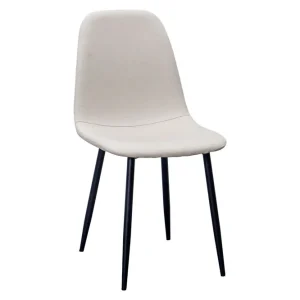Lägg i varukorgen Basic Home Nibe Matstol Beige/Metallben Svart - Möbler