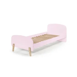Säng med nattduksbord Kiddy Rosa Rosa - Möbler Begränsat erbjudande