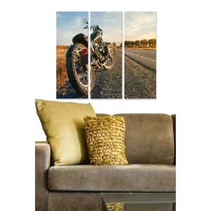 Endast denna vecka Tavla Vehicle 3-pack Flerfärgad 20x50 cm - Inredning
