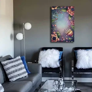 Outlet Dekorativ Canvastavla 45x70 cm Flerfärgad - Inredning