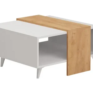 Begränsat erbjudande Mod Design Soffbord 80 cm med Förvaring Hylla - Möbler