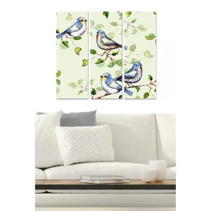 Trygg betalning Tavla Scenic 3-pack Flerfärgad 20x50 cm - Inredning