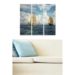 Tavla Scenic 3-pack Flerfärgad 20x50 cm - Inredning Begränsat erbjudande