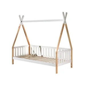 Trygg betalning Säng Tipi 90x200 cm Med staket Med staket - Möbler